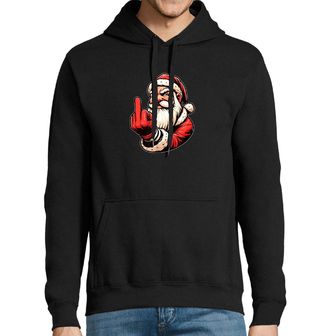 Obrázek 1 produktu Pánská mikina Naštvaný Santa s Prostředníčkem