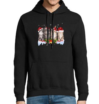 Obrázek 1 produktu Pánská mikina Vánoční Mainské Kočky