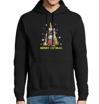Obrázek 1 produktu Pánská mikina Vánoční Kočky Merry Catmas