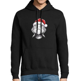 Obrázek 1 produktu Pánská mikina Vánoční Agama Vousatá v Čepici