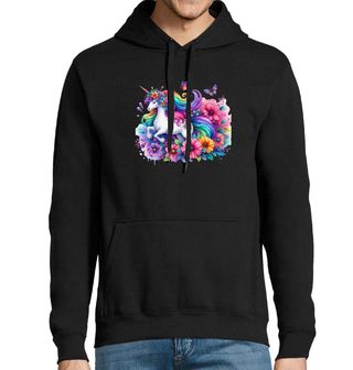 Obrázek 1 produktu Pánská mikina Jednorožec v Květinovém Snu