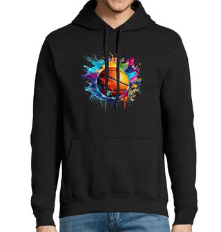 Obrázek 1 produktu Pánská mikina Basketbalový Míč v Explozi Barev