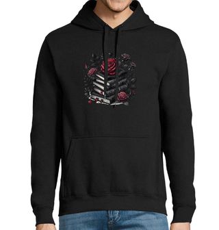 Obrázek 1 produktu Pánská mikina Gotická Knihovna Černých Růží