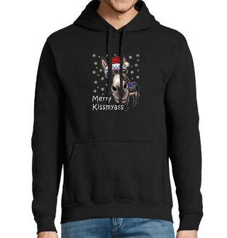 Obrázek 1 produktu Pánská mikina Vánoční Osel Merry Kissmyass