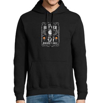 Obrázek 1 produktu Pánská mikina Život je lepší, když hraješ basketbal