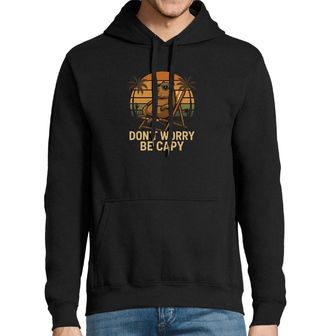 Obrázek 1 produktu Pánská mikina Kapybara na Lehátku Don’t worry, be capy