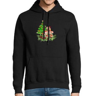 Obrázek 1 produktu Pánská mikina Vánoční Myšky pod Stromečkem