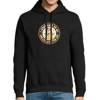 Obrázek 1 produktu Pánská mikina Tvrdě pracuji, aby se mým křečkům žilo lépe