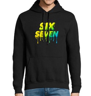 Obrázek 1 produktu Pánská mikina Rozteklý Meme 67 Six Seven