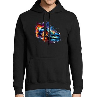 Obrázek 1 produktu Pánská mikina Driftující Auto v Plamenech