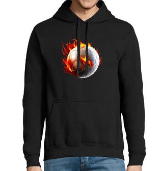 Obrázek 1 produktu Pánská mikina Sportovní Míč v Plamenech