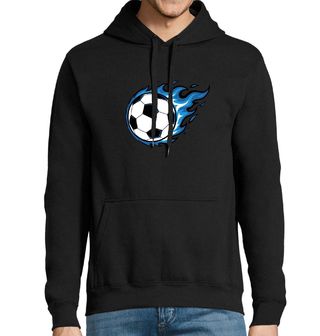 Obrázek 1 produktu Pánská mikina Modrý Plamen Fotbalu