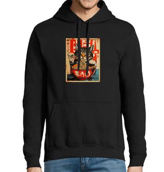 Obrázek 1 produktu Pánská mikina Kočka s Miskou Nudlí