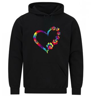 Obrázek 1 produktu Pánská mikina Duhové Srdce z Tlapek
