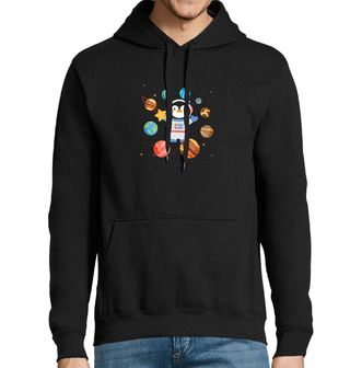 Obrázek 1 produktu Pánská mikina Tučňák Astronaut ve Vesmíru