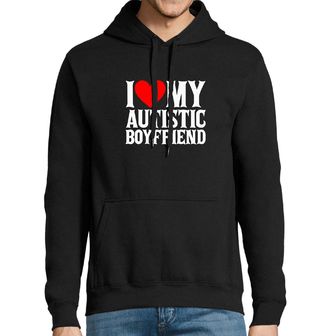 Obrázek 1 produktu Pánská mikina Miluji svého autistického přítele I Love My Autistic Boyfriend