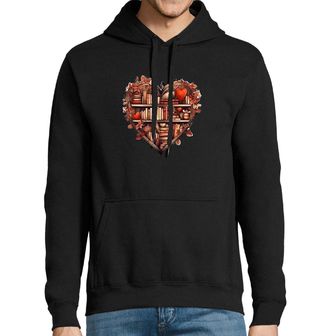 Obrázek 1 produktu Pánská mikina Knihovna v Srdci