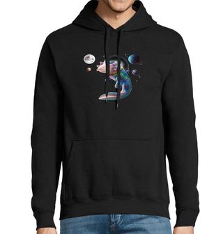 Obrázek 1 produktu Pánská mikina Astronaut Axolotl ve Vesmíru