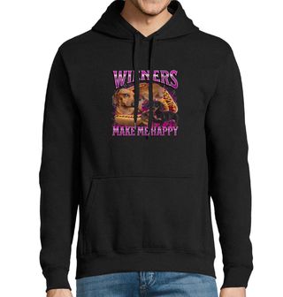 Obrázek 1 produktu Pánská mikina Jezevčíci mě dělají šťastným