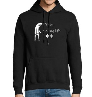 Obrázek 1 produktu Pánská mikina No tak, oprav mi život činko