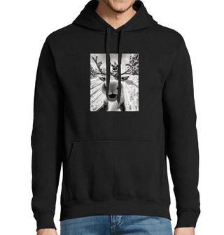 Obrázek 1 produktu Pánská mikina Selfie Soba a Santy ve Sněhové Vánici