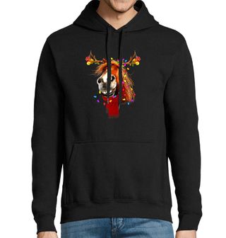 Obrázek 1 produktu Pánská mikina Vánoční Kůň s Ozdobami