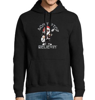 Obrázek 1 produktu Pánská mikina Rockový Santa Nepřestávej věřit