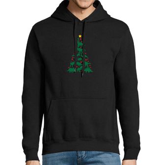 Obrázek 1 produktu Pánská mikina Pravěký Vánoční Stromek s Dinosaury