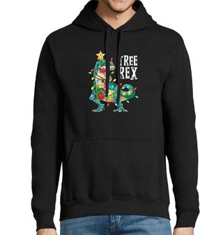 Obrázek 1 produktu Pánská mikina Vánoční Dinosaurus T-Rex Tree Rex
