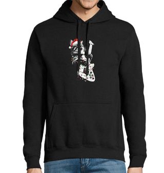 Obrázek 1 produktu Pánská mikina Vánoční Kočka s Kytarou