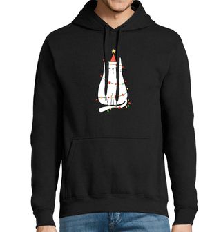 Obrázek 1 produktu Pánská mikina Ozdobená Vánoční Kočka