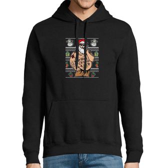 Obrázek 1 produktu Pánská mikina Potetovaný Santa Claus