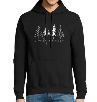 Obrázek 1 produktu Pánská mikina Vánoční stromky Veselé Vánoce