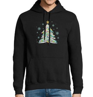 Obrázek 1 produktu Pánská mikina Vánoční Stromek z Knih