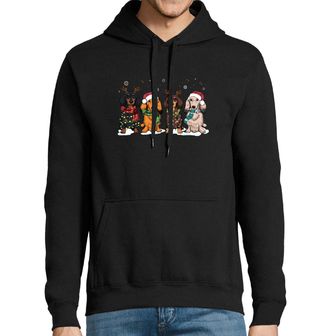 Obrázek 1 produktu Pánská mikina Vánoční Smečka Jezevčíků