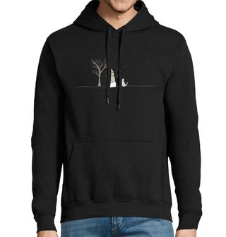 Obrázek 1 produktu Pánská mikina Vánoční přátelství Sněhulák a Pes