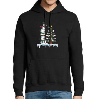 Obrázek 1 produktu Pánská mikina Vánoční Věž ze Sněhuláků