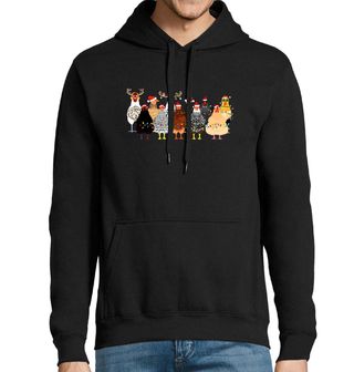 Obrázek 1 produktu Pánská mikina Vánoční Kurník Slepic