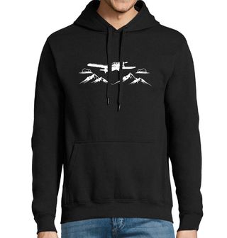 Obrázek 1 produktu Pánská mikina Vrtulové Letadlo nad Horami