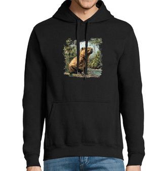 Obrázek 1 produktu Pánská mikina Divoká Kapybara v Přírodě