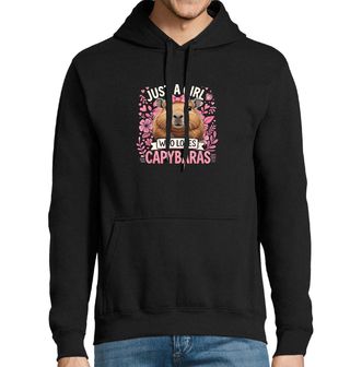 Obrázek 1 produktu Pánská mikina Prostě holka, která miluje Kapybary