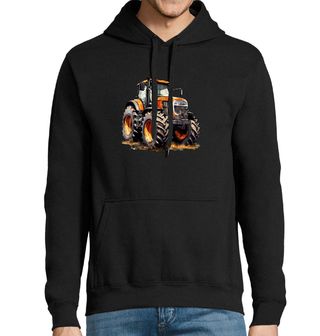 Obrázek 1 produktu Pánská mikina Oranžový Traktor