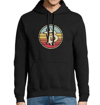 Obrázek 1 produktu Pánská mikina Retro Mince Bitcoin