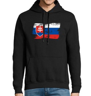 Obrázek 1 produktu Pánská mikina Vintage Vlajka Slovenské republiky