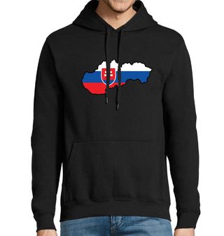 Obrázek 1 produktu Pánská mikina Slovenská Mapa s Vlajkou