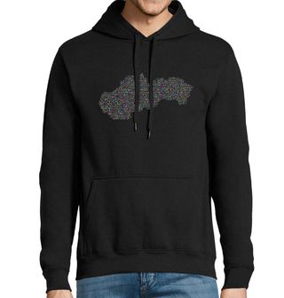 Obrázek 1 produktu Pánská mikina Slovenská Mapa Míru