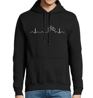 Obrázek 1 produktu Pánská mikina Kardiogram a Otisk Tlapky