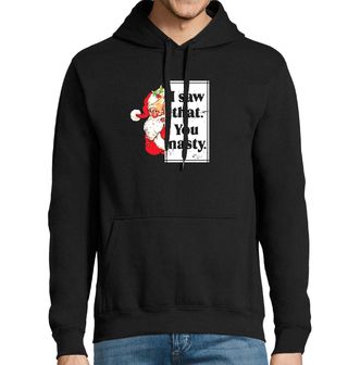 Obrázek 1 produktu Pánská mikina Santa Viděl jsem to Ty zlobivče