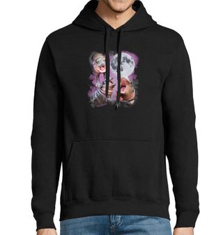 Obrázek 1 produktu Pánská mikina Hroši vyjící na Měsíc Moo Deng