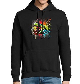 Obrázek 1 produktu Pánská mikina Barevná Žába Graffiti
